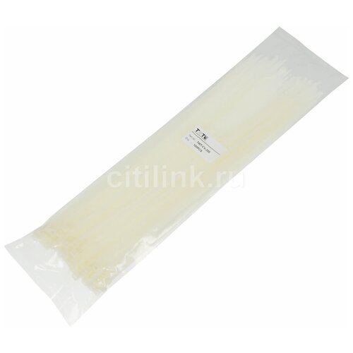 Стяжка нейлоновая не открывающаяся TWT TWT-CV-380 пластиковая 48х380мм 100шт 893₽