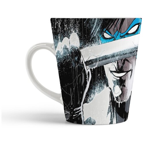 фото Кружка-латте coolpodarok аниме найтвинг комикс синяя маска на глазах