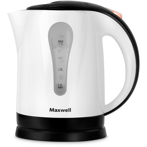 Чайник Maxwell MW-1079, белый кружка для заваривания чая maxwell