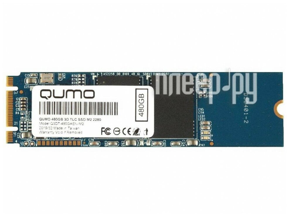 Накопитель SSD Qumo Novation SSD 480Gb (Q3DT-480GAEN-M2)