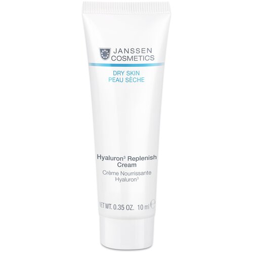 Janssen Cosmetics, Регенерирующий крем с гиалуроновой кислотой насыщенной текстуры Hyaluron3 Replenisher Cream, 10 мл janssen cosmetics регенерирующий крем с гиалуроновой кислотой насыщенной текстуры hyaluron3 replenisher cream 50 мл janssen cosmetics dry skin