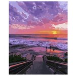 Картина по номерам Colibri Спуск к пляжу 40х50 см Холст на подрамнике - изображение