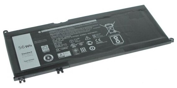 Аккумулятор для ноутбука Vbparts для Dell 17-7778 15.2V 3400mAh 33YDH