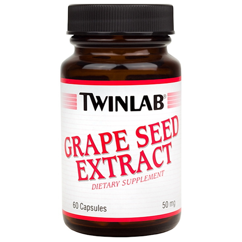 TWINLAB Grape seed extract 50mg, 60капс.