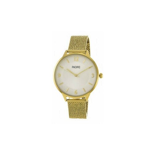 Наручные часы PACIFIC PACIFIC X6174 корп-золот циф-бел/золот браслет, золотой