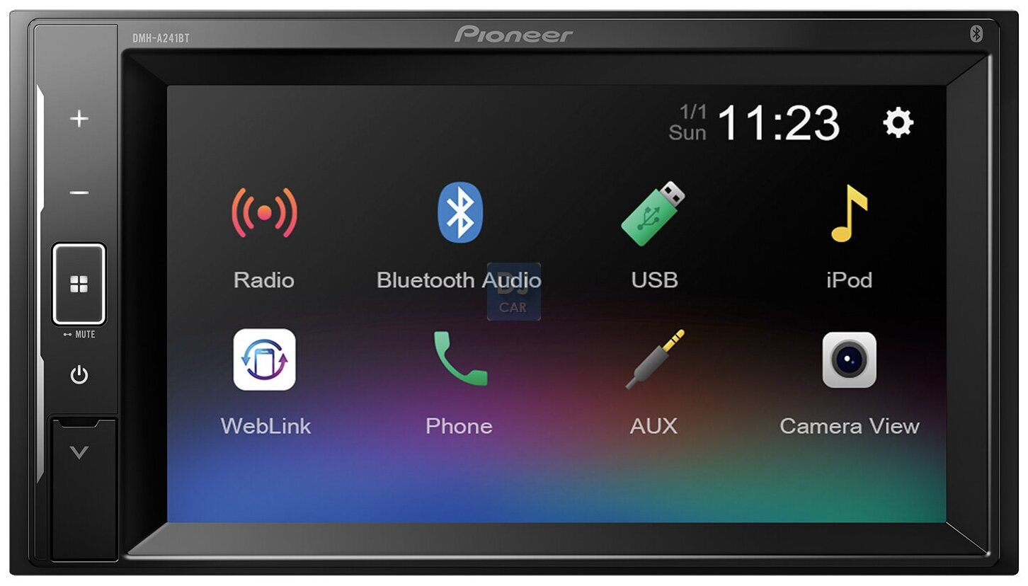 Автомагнитола Pioneer DMH-A241BT 2DIN 4x50Вт