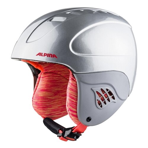 фото Шлем защитный alpina carat 2020-2021 (51 - 55 см), silver/flam
