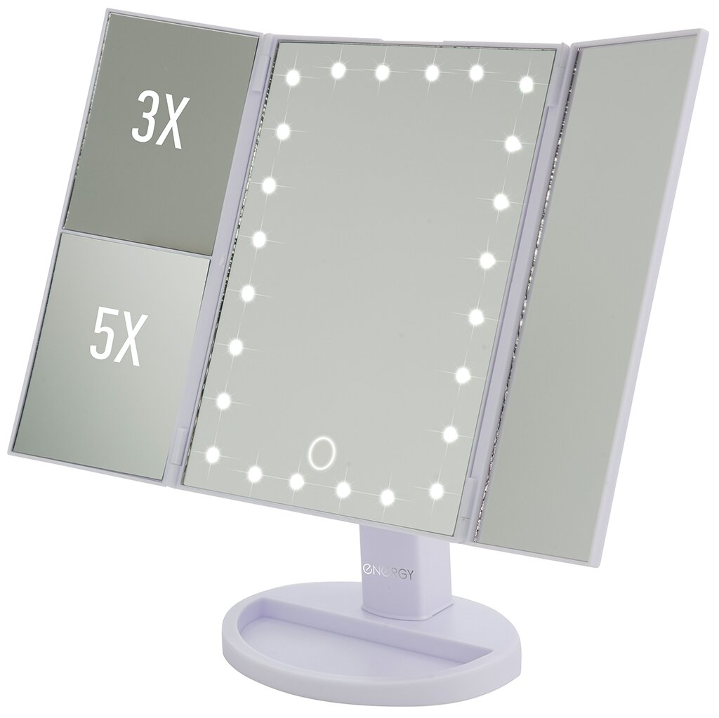 Energy Зеркало косметическое трехстворчатое EN-799Т с подсветкой