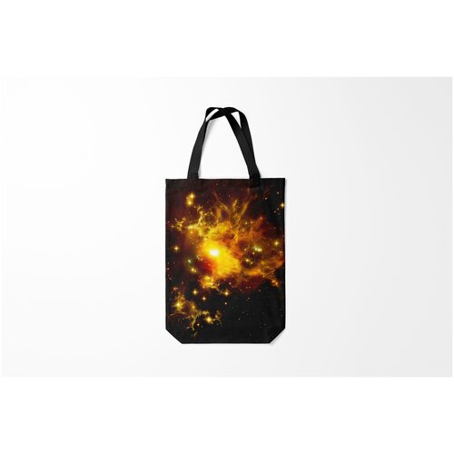 фото Сумка-шоппер / 31х42 см / популярные иллюстрации / астрономия космос space burnettie