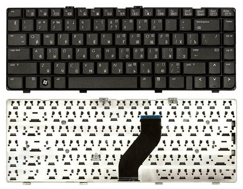 Клавиатура для ноутбука HP Pavilion dv6000 черная 860₽