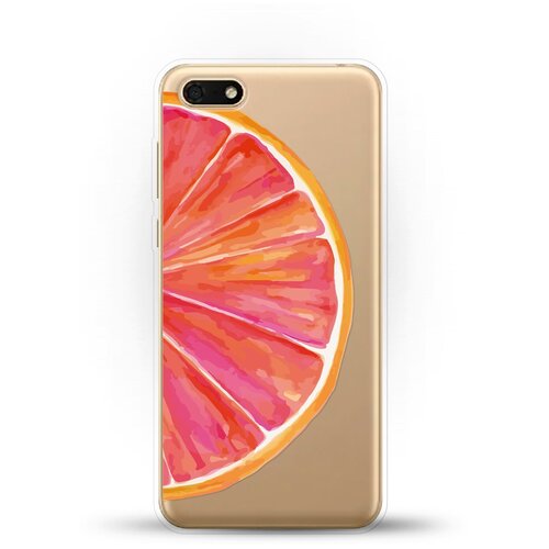 фото Силиконовый чехол грейпфрут на huawei y5 prime (2018) andy & paul