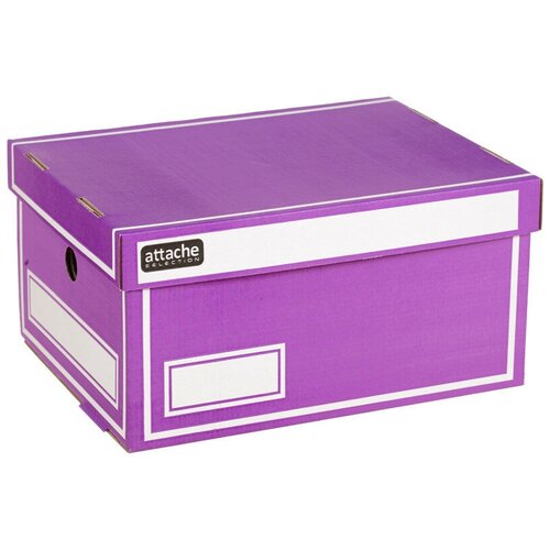 Короб архивный со съемной крышкой размер 320х240х160 короб архивный attache 240x160x320мм со съемной крышкой переплетный картон фиолетовый 25шт