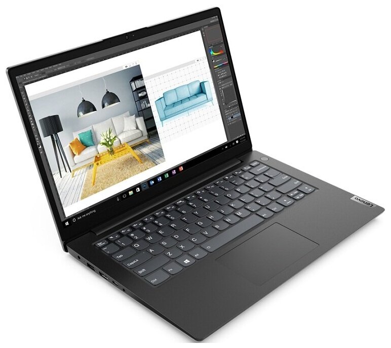 Ноутбук Lenovo V14 GEN2 ALC 82KC003CRU AMD Ryzen 3 5300U 26Ghz8192Mb256Gb SSDAMD Radeon GraphicsWi-FiBluetoothCam141920x1080DOS