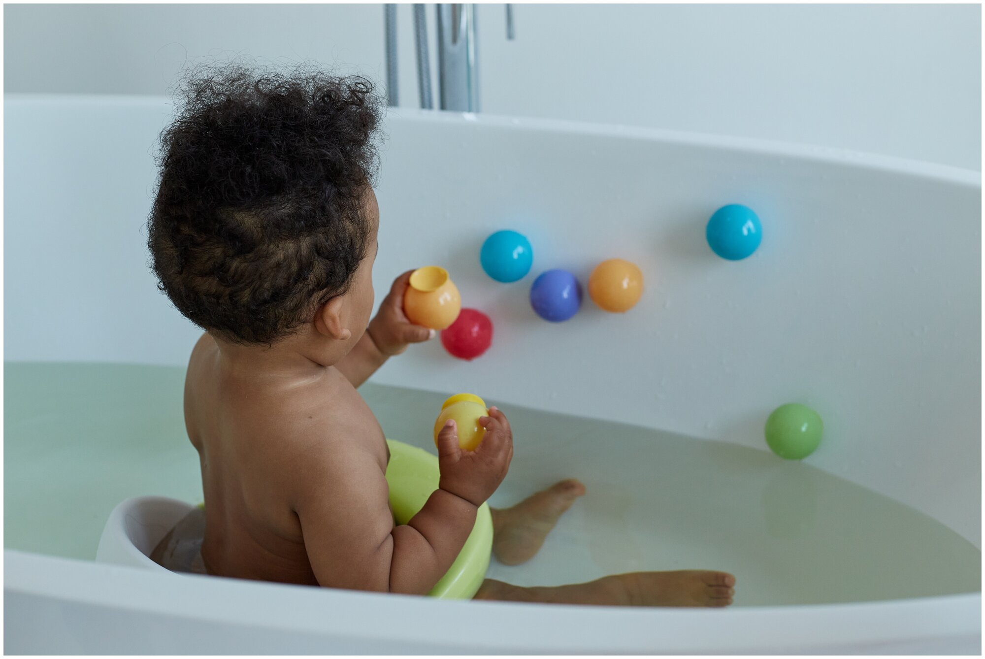 Набор игрушек для ванны Happy Baby, Iqbubbles 6 шт. - фото №16