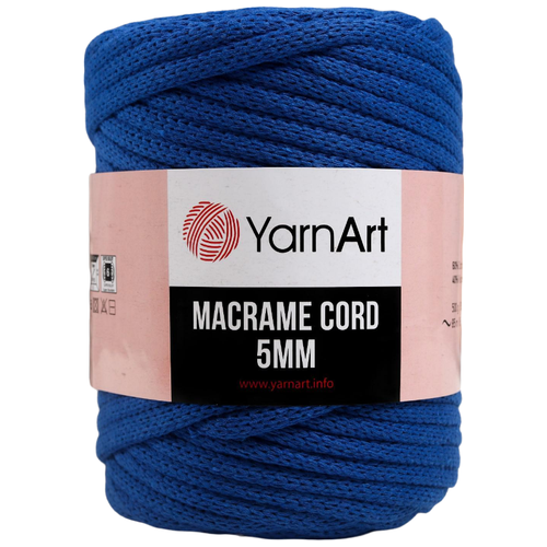 Пряжа YarnArt Macrame Cord 5 MM, 60 % хлопок, 40 % вискоза, 40 % полиэстер, 500 г, 85 м, 1 шт., 772 85 м
