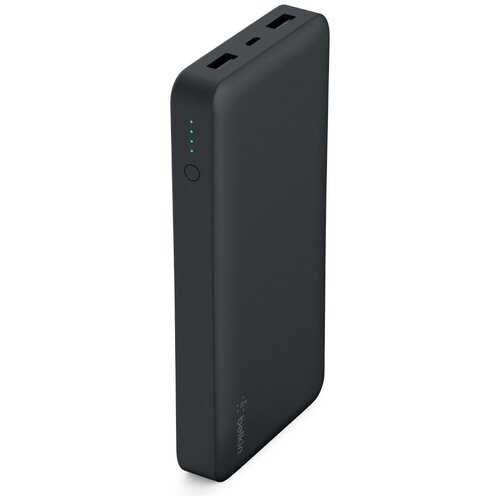 Внешний аккум Belkin 2xUSB 1xmicroUSB кабель USBmicroUSB 01м черный 15000мАч 449000₽