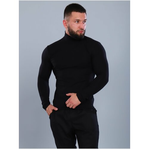 Лонгслив HURACAN, размер 50, черный