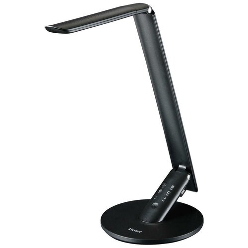 фото Настольная лампа uniel tld-509 black/led/840lm/4color/dimer/usb