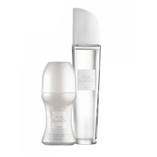 Парфюмерно-косметический набор Pur Blanca AVON, для нее набор духов avon pur blanca edt для женщин 5 шт