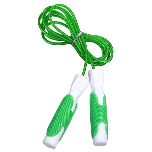 фото Скакалка с подшипником 2,8 м. пп/трос (зеленая) milinda