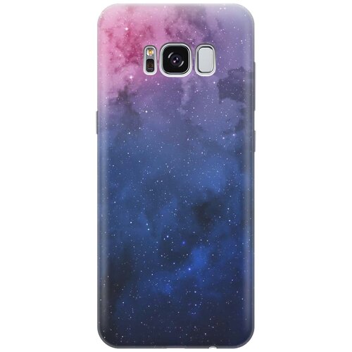 GOSSO Ультратонкий силиконовый чехол-накладка для Samsung Galaxy S8 с принтом Звездное зарево gosso ультратонкий силиконовый чехол накладка для honor 8c с принтом звездное зарево
