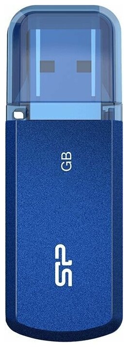 Флешка USB Silicon Power Power Helios SP064GBUF3202V1B 64ГБ, USB3.0, синий