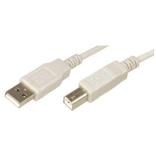 Кабель USB A 2.0 - USB B, М/М, 1.8 м, Rexant, сер, 18-1104