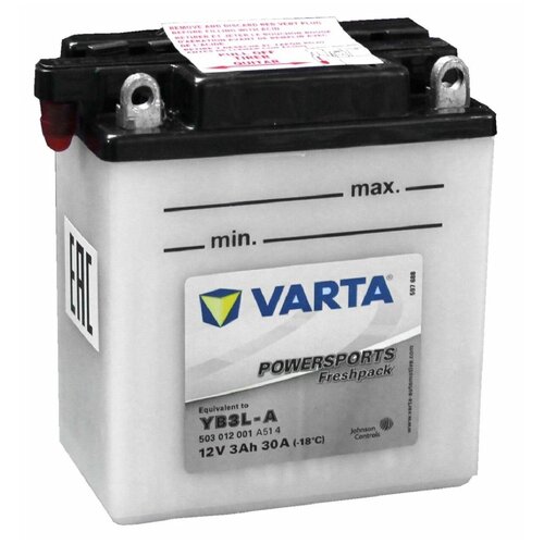 фото Аккумулятор varta powersports fp a514 12v/3ач (503 012 001)