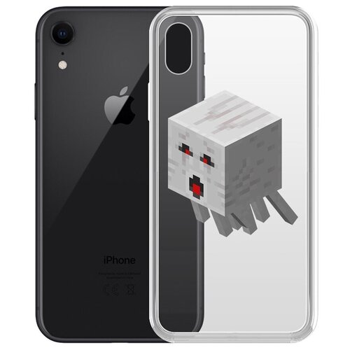 Чехол-накладка Krutoff Clear Case Гаст для iPhone XR чехол накладка krutoff clear case minecraft гаст для samsung galaxy a22s a226