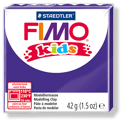 Полимерная глина для детей FIMO kids 6 (лиловый) 42г