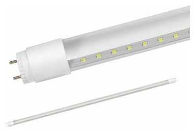 Лампа светодиодная LED-T8-П-PRO 20Вт 4000К G13 1620лм 230В 1200мм прозр. IN HOME 4690612030982 (4шт. в упак.)