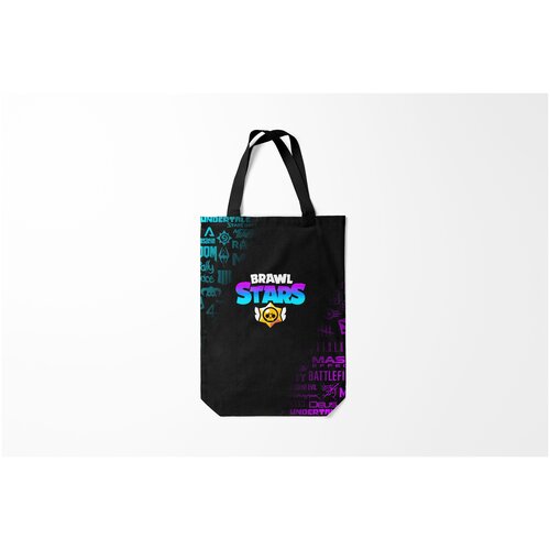 фото Сумка-шоппер / 31х42 см / геймерам / brawl stars neon бравл старс неон burnettie