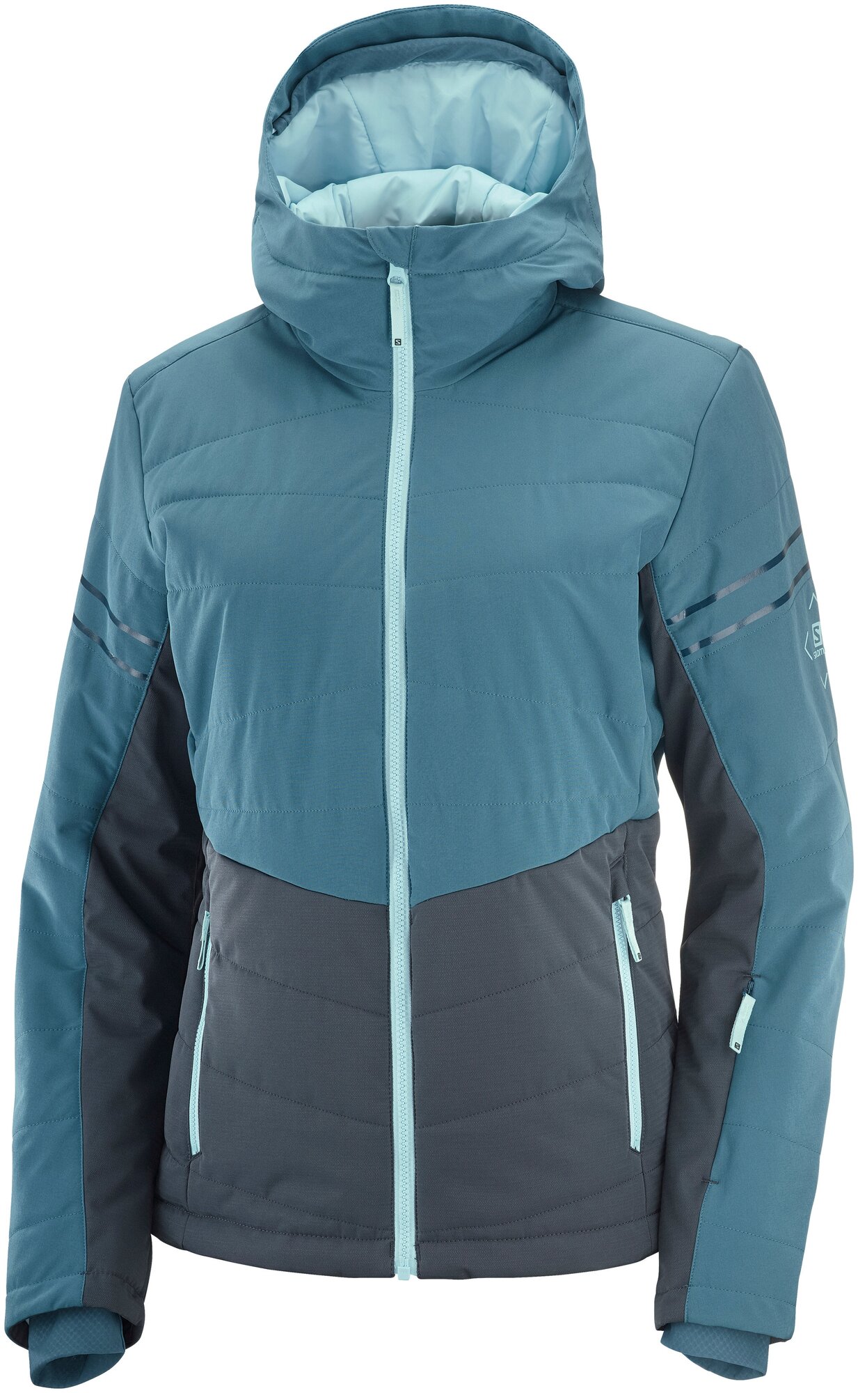 Куртка горнолыжная SALOMON Edge Jkt W Mallard Blue/Ebony/Crystl Blue (US:S) 