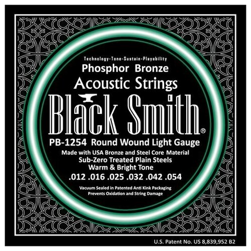 Струны для акустической гитары BlackSmith PB-1254 12-54