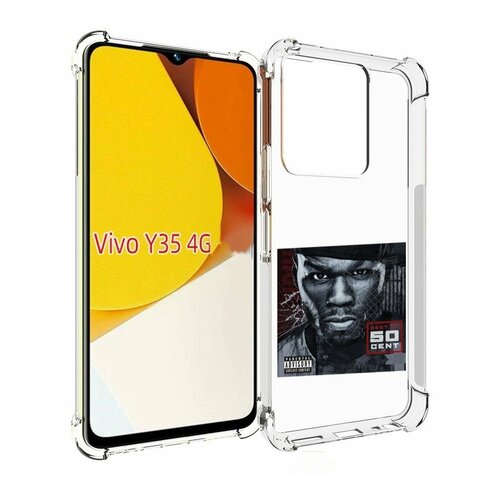 Чехол MyPads 50 Cent - Best Of для Vivo Y35 4G 2022 / Vivo Y22 задняя-панель-накладка-бампер