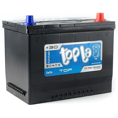 фото Аккумулятор topla top sealed jis 75 ач обратная полярность