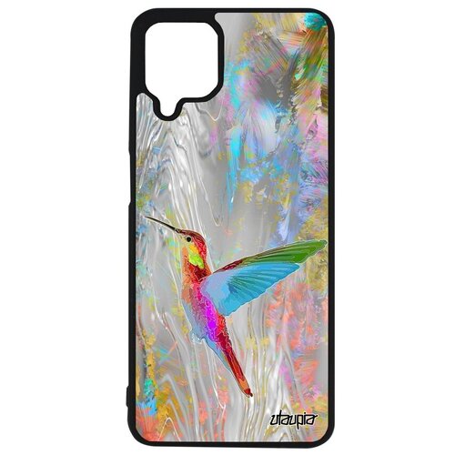 фото Стильный чехол для // galaxy a12 // "колибри" дизайн полет, utaupia, цветной