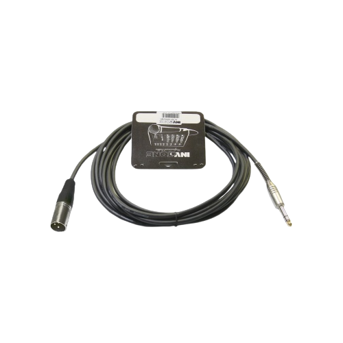 Кабель микрофонный XLR(п)-6.3(п)stereo 3м INVOTONE ACM1003S/BK proel bulk230lu10 микрофонный кабель 6 3 джек стерео