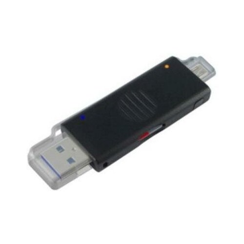 Картридер OTG / USB 2.0 Card Reader and Power  & Sync KeyChain Adapter (ucr02a) OEM 50 Ucr02a