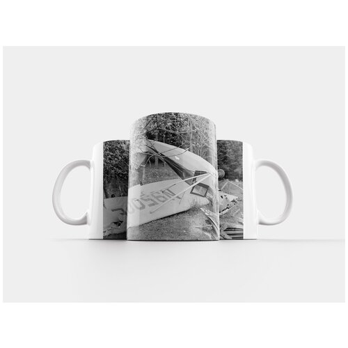 фото Кружка "крушение самолета, несчастный случай, плохая посадка" 320 мл lotsprints