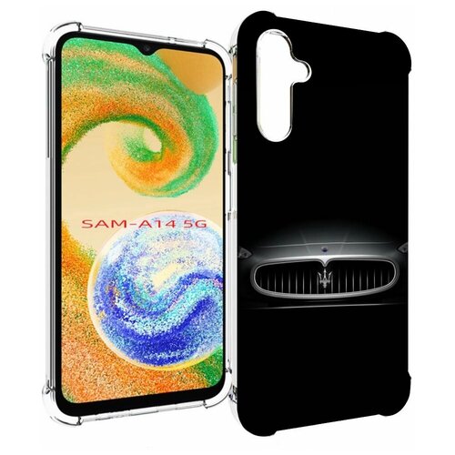 Чехол MyPads maserati мазерати 1женский для Samsung Galaxy A14 4G/ 5G задняя-панель-накладка-бампер