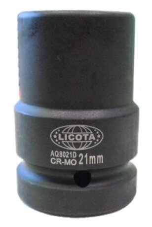 Licota AQ8021D Головка ударная футорочная глубокая 1", 21 мм