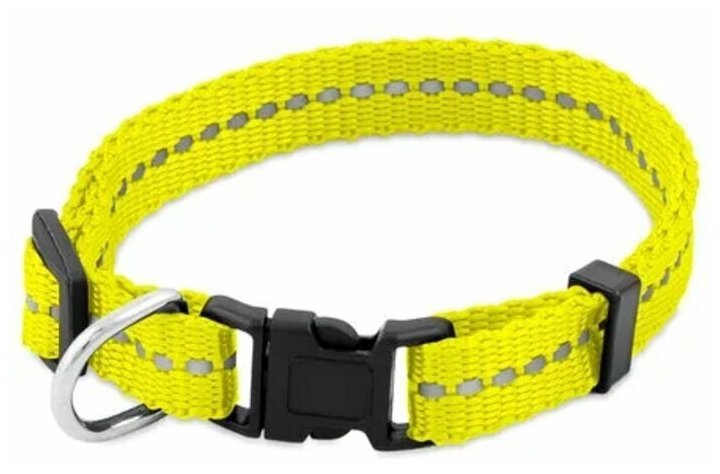 фото SAIVAL Classic Рефлекс Ошейник со светоотражающей вставкой XS 10мм обхват 18-28 см (441.102.04, Оранжевый)