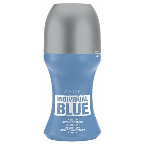 Парфюмированый дезодорант-антиперспирант с шариковым аппликатором AVON Individual Blue, 50 мл для мужчин / Дезодорант мужской шариковый от пота натуральный стик Эйвон