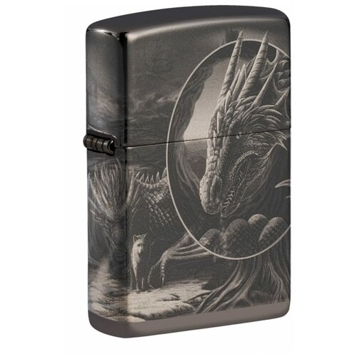 parker lisa таро фамильяров Зажигалка Zippo 49287 Бензиновая Lisa Parker High Polish Black