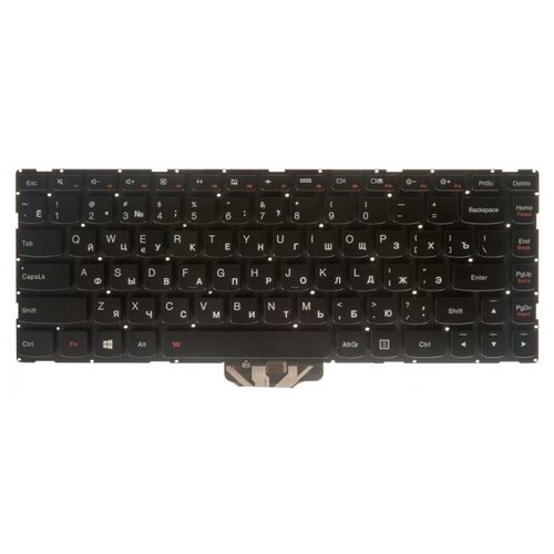Laptop Keyboard клавиатура для ноутбука Lenovo Ideapad 100S-14IBR 300S-14ISK 500S-14ISK S41-35 S41-70 S41-75 U41-70 черная с подсветкой 2190₽