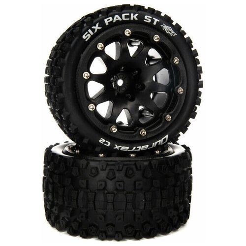 Покрышка и колёсный диск перед/зад Six Pack ST Belted 2.8