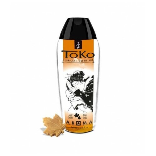 Shunga Интимный гель TOKO Maple Delight с ароматом кленового сиропа - 165 мл. интимный гель toko cononut water с ароматом кокоса 165 мл