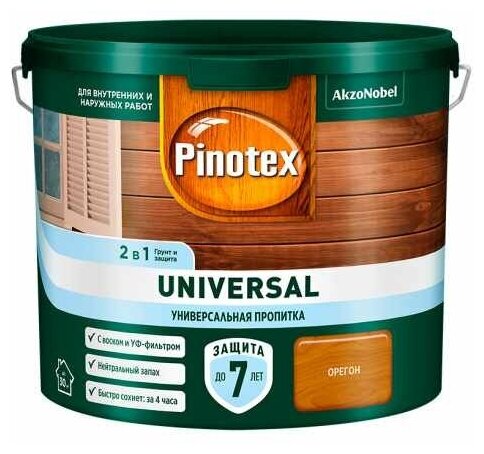 Пропитка универсальная акриловая Pinotex Universal 2,5 л орегон