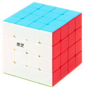 Кубик Рубика для спидкубинга QiYi MoFangGe 4x4x4 QiYuan (S) v2 Цветной пластик